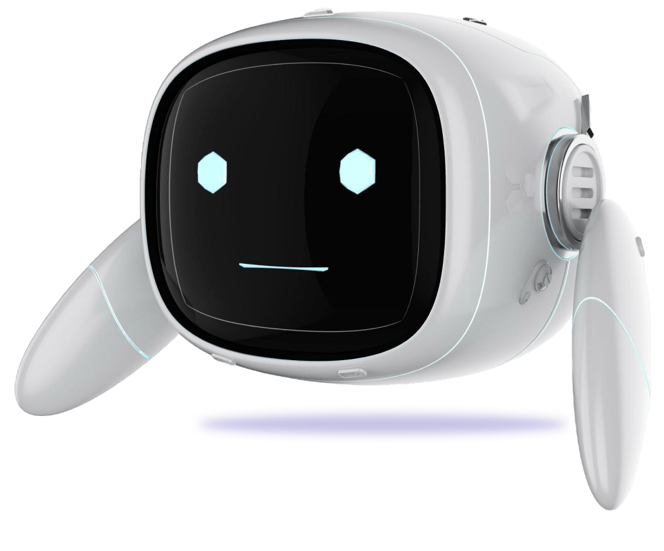 Cierra | Ilustración de un agente virtual de Inteligencia Artificial